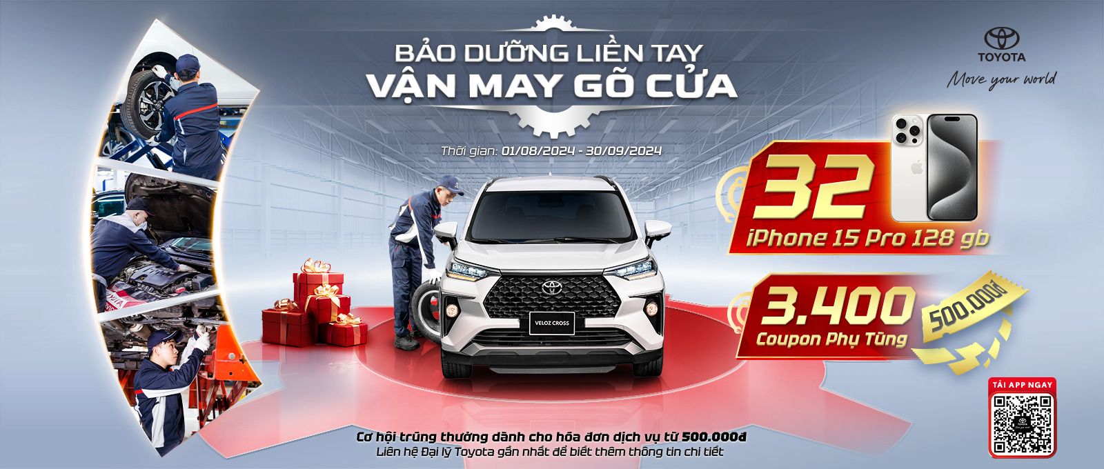 BẢO DƯỠNG LIỀN TAY VẬN MAY GÕ CỬA