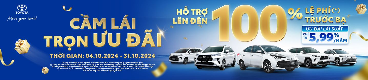 CẦM LÁI TRỌN ƯU ĐÃI CÙNG TOYOTA HẢI DƯƠNG