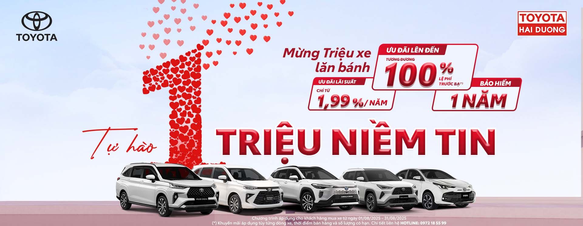 MỪNG TRIỆU XE LĂN BÁNH - TRIỆU HÀNH TRÌNH VƯƠN XA