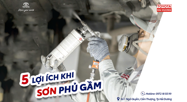 5 LỢI ÍCH KHI SƠN PHỦ GẦM Ô TÔ