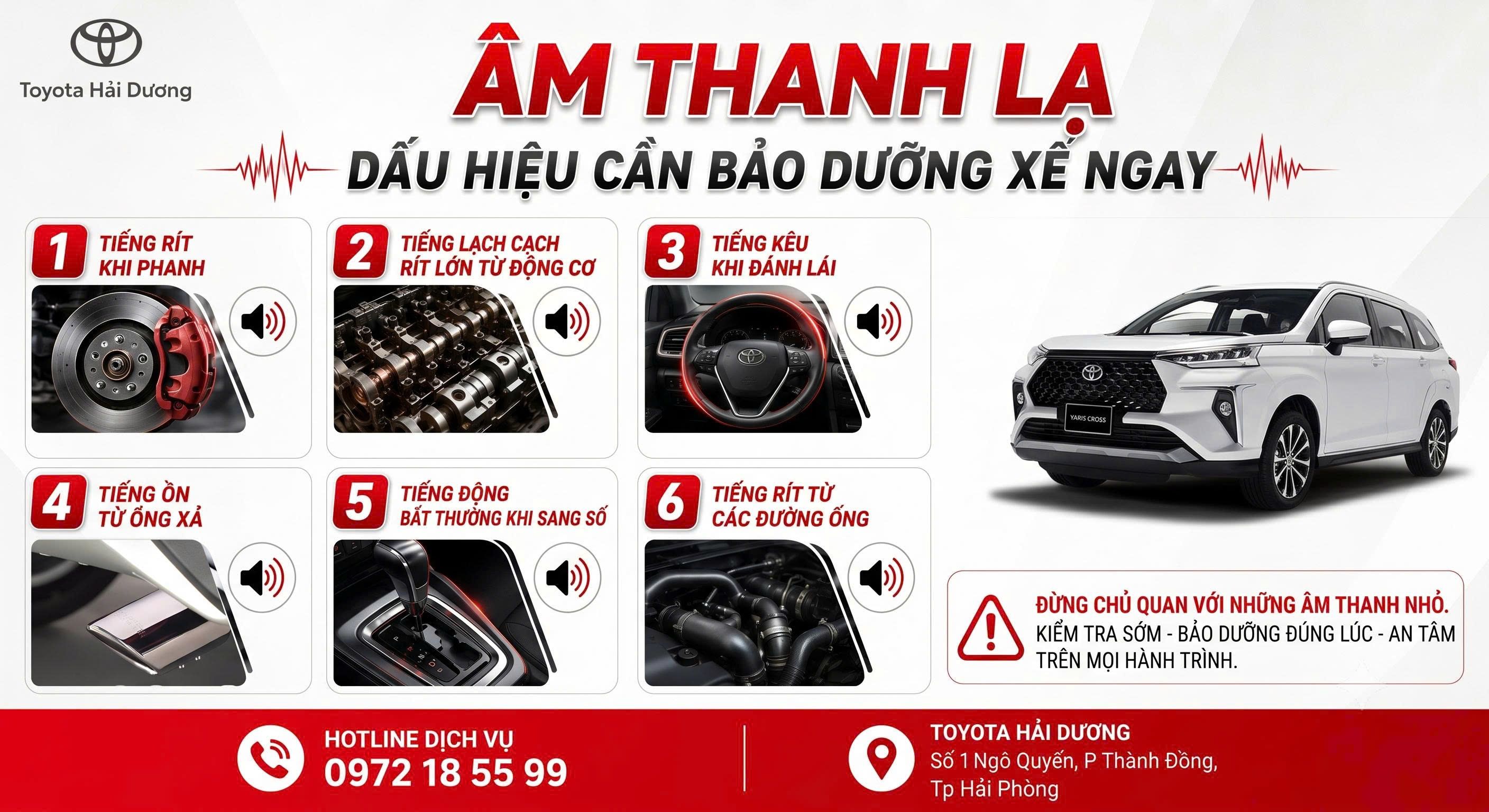 ÂM THANH LẠ – DẤU HIỆU “XẾ YÊU” CẦN BẢO DƯỠNG NGAY!