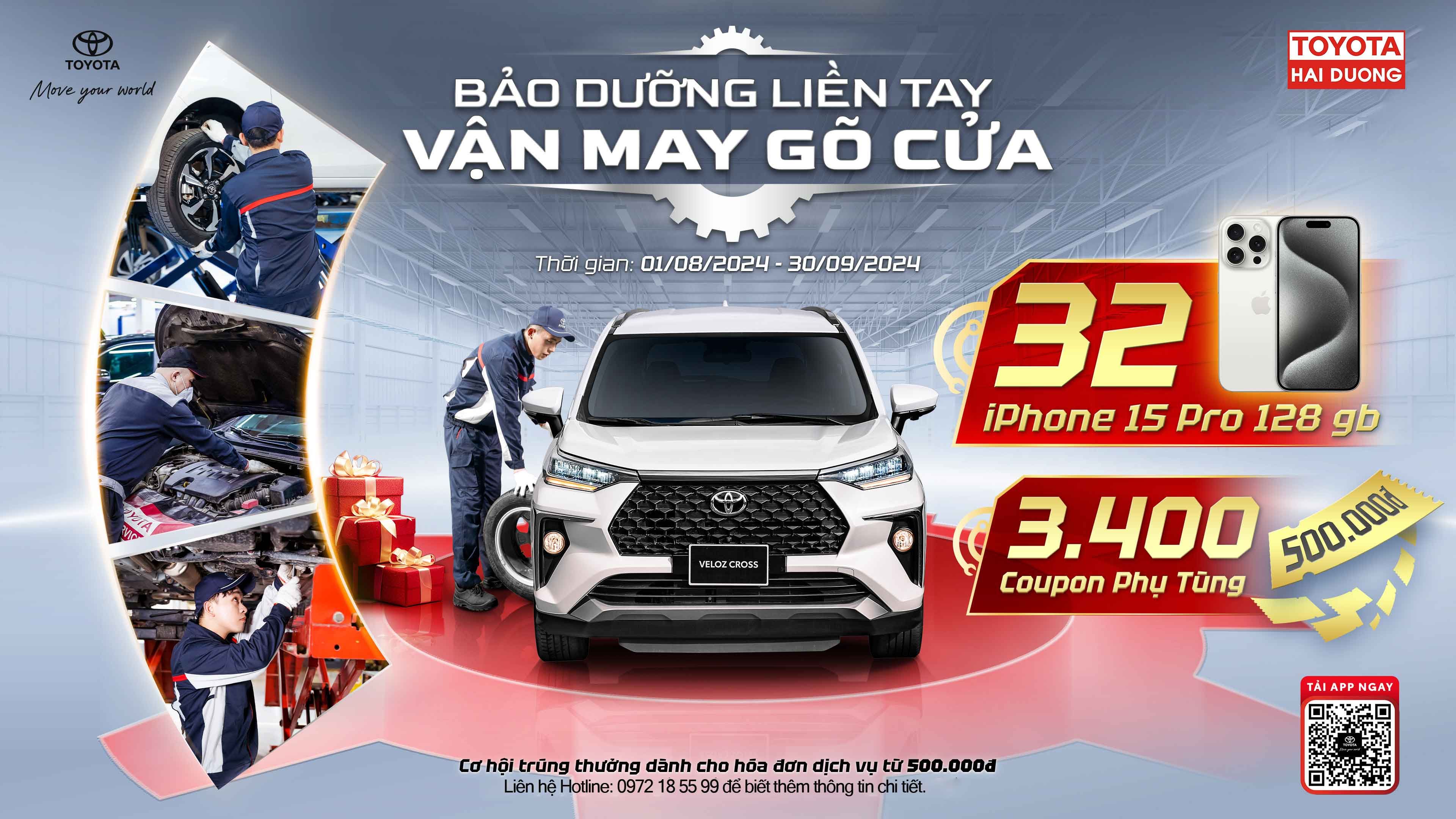 BẢO DƯỠNG LIỀN TAY VẬN MAY GÕ CỬA