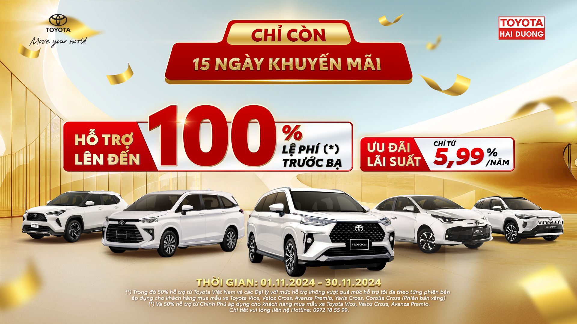 CHỈ CÒN 15 NGÀY NHẬN HỖ TRỢ 50% LPTB TỪ CHÍNH PHỦ