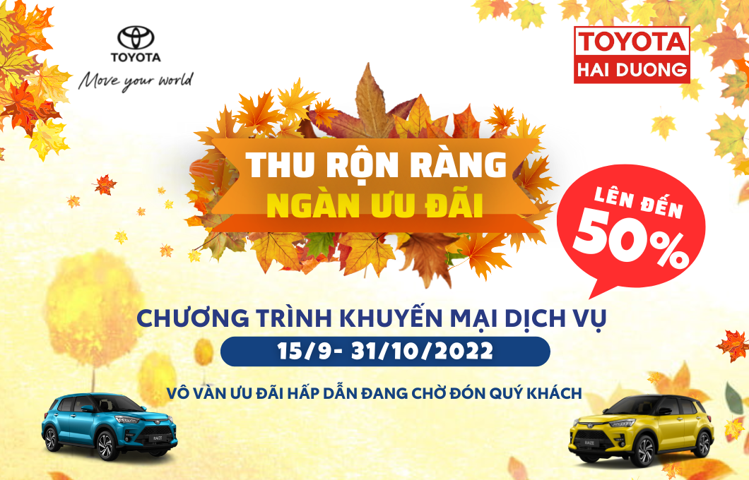 CHƯƠNG TRÌNH KHUYẾN MẠI DỊCH VỤ T9-10/2022