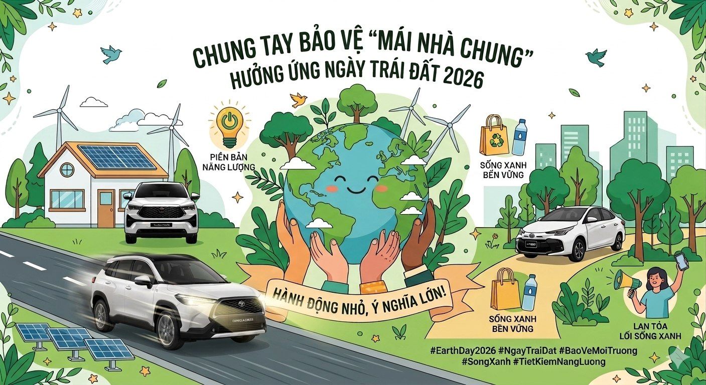 NGÀY TRÁI ĐẤT 22/4 - HÀNH ĐỘNG NHỎ, TÁC ĐỘNG LỚN!