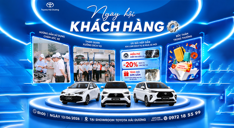 THƯ MỜI THAM DỰ NGÀY HỘI KHÁCH HÀNG TOYOTA HẢI DƯƠNG