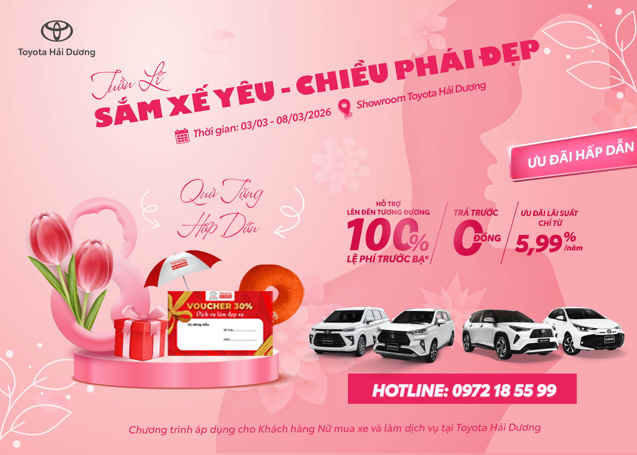 TUẦN LỄ PHÁI ĐẸP - SẮM XẾ YÊU NHẬN NGÀN ƯU ĐÃI