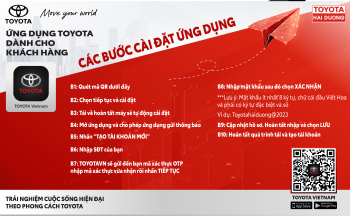 HƯỚNG DẪN ĐẶT HẸN DỊCH VỤ TRÊN APP TOYOTA VIỆT NAM