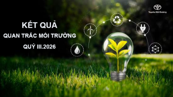 KẾT QUẢ QUAN TRẮC MÔI TRƯỜNG QUÝ III/2026 TẠI TOYOTA HẢI DƯƠNG
