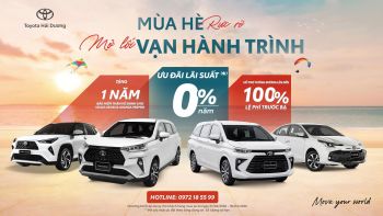 MÙA HÈ RỰC RỠ - MỞ LỐI VẠN HÀNH TRÌNH CÙNG TOYOTA HẢI DƯƠNG