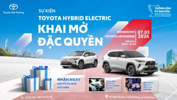 SỰ KIỆN TRƯNG BÀY & LÁI THỬ CÁC DÒNG XE TOYOTA HYBRID