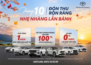 THÁNG 10 ĐÓN THU RỘN RÀNG – LĂN BÁNH NHẸ NHÀNG CÙNG TOYOTA
