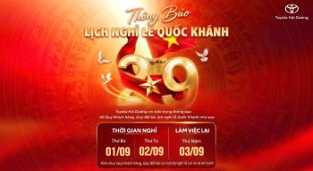 ? THÔNG BÁO NGHỈ LỄ QUỐC KHÁNH 02/09/2026 ?