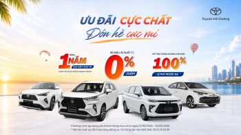 ƯU ĐÃI CỰC CHẤT - ĐÓN HÈ CỰC VUI CÙNG TOYOTA HẢI DƯƠNG!