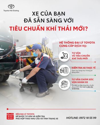 XE CỦA BẠN CÓ ĐÁP ỨNG TIÊU CHUẨN KHÍ THẢI MỚI?